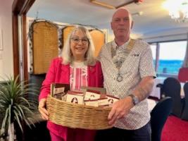 President Martyn Butler and Jan Bungay